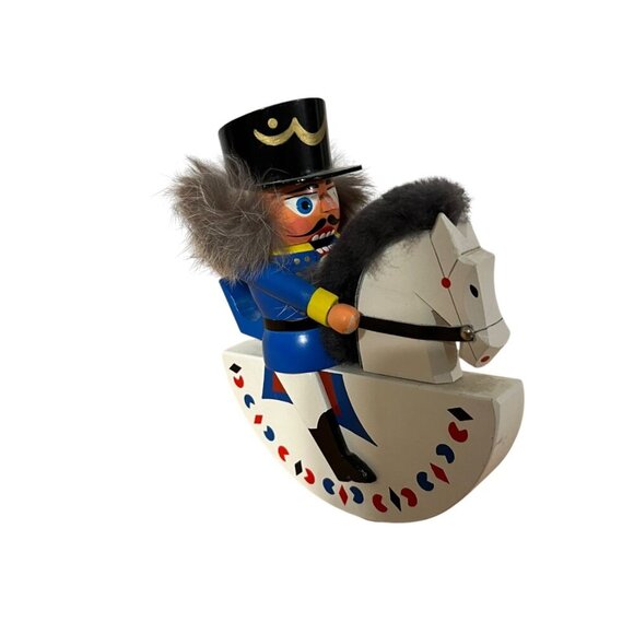 Erzgebirge Nutcracker‎ Rocking Horse German Democratic Republic - Picture 3 of 10